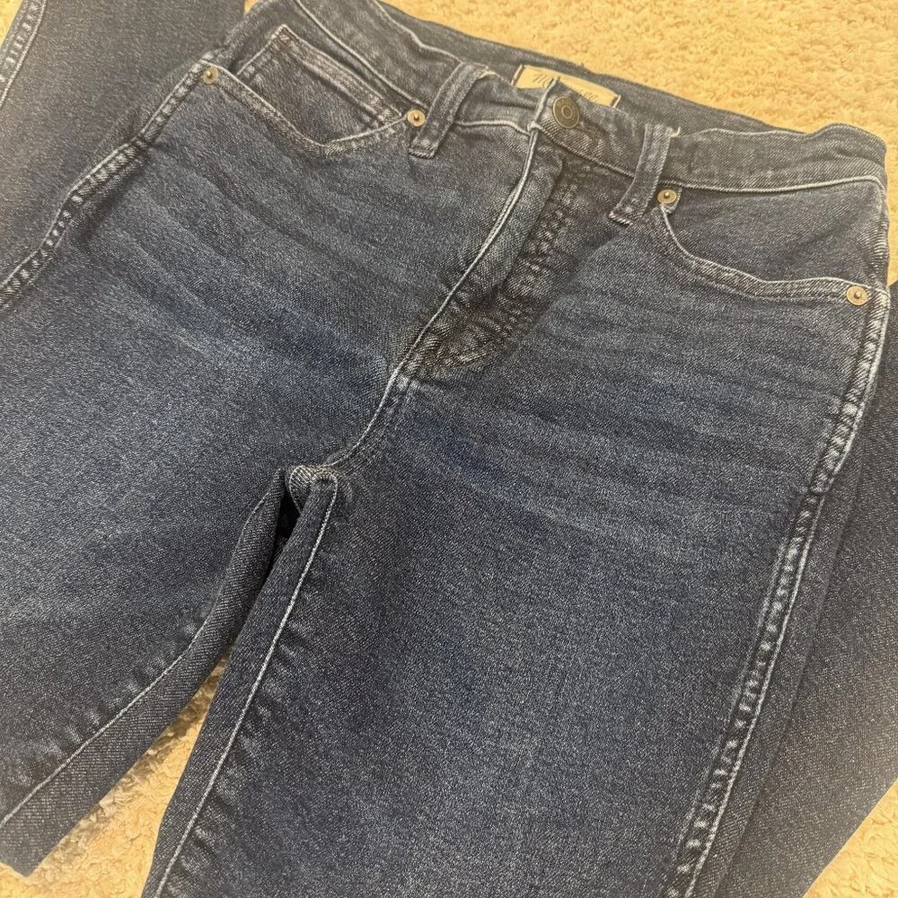 Madewell 10” High Rise Skinny Jeans Dark Wash Size 27 - Picture 8 of 9
